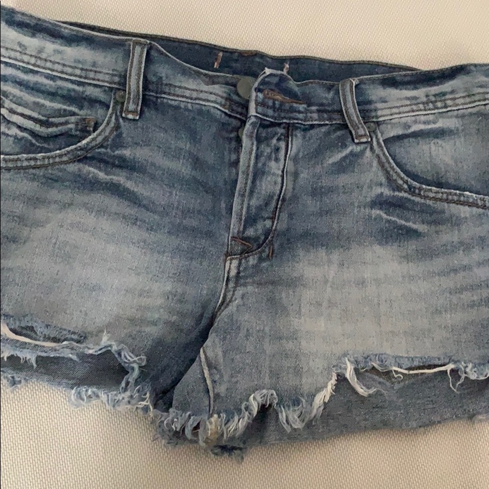 Free people jean shorts